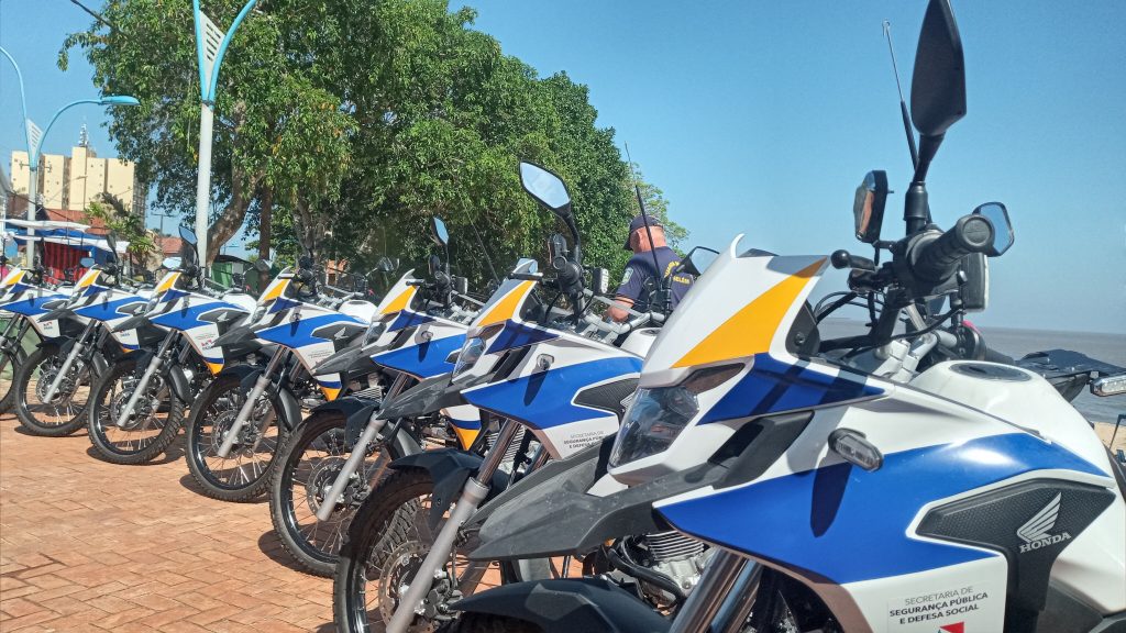 As novas motos fazem parte do programa de apoio do Governo do Estado as Guardas Municipais. Belém foi contemplada por estar em condição administrativa favorável.